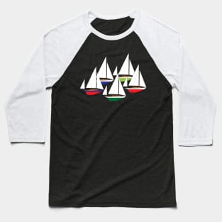 Concordia Yawl Sailboat Baseball T-Shirt